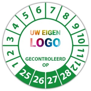 Keuringssticker Ultra Destructable gecontroleerd op - CV ketel stickers logo